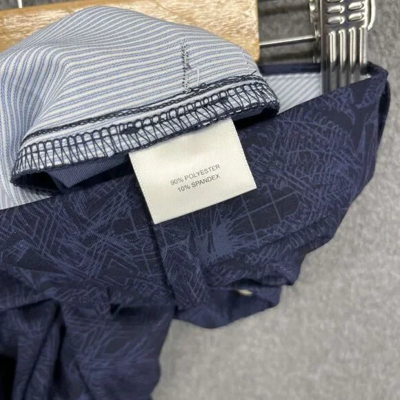Peter Millar‎ Crown Sport Shorts Mens 38 Floral Blue golf chino pants